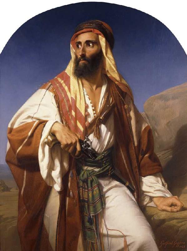 Ein beduinischer Stammesfürst von Godfried Guffens
