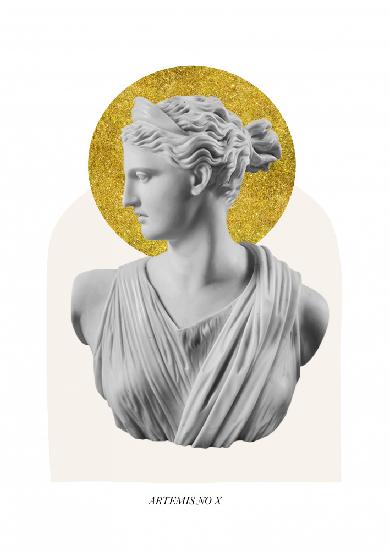 Goldene Artemis-Göttin