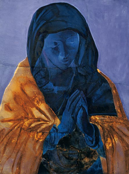 Prayer (after Sassoferrato) 2005 (w/c on handmade Indian paper)  von Graham  Dean