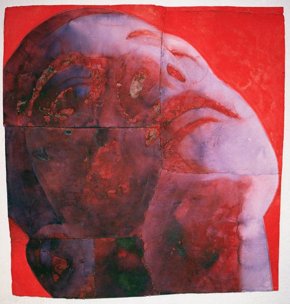 UV Head, 2001 (w/c on paper)  von Graham  Dean