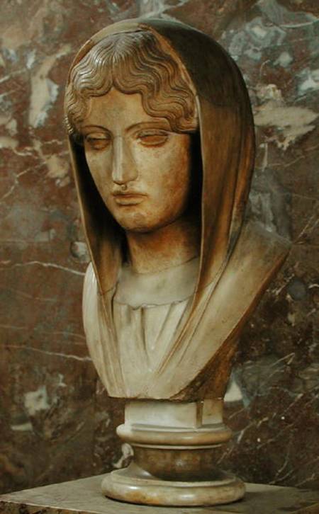 Head of a woman known as Aspasia of Miletos von Greek