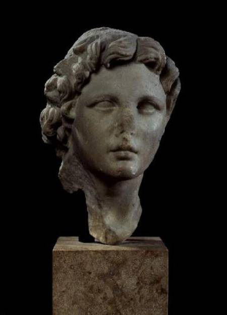 Head of Alexander the Great (356-323 BC) von Greek School