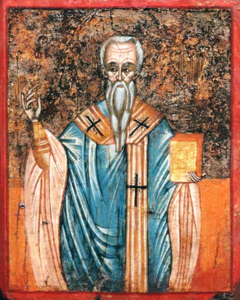 St. Cyril of Alexandria (c.376-444), icon von Greek School