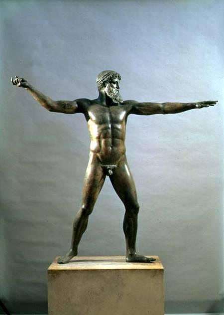 Statue of Poseidon von Greek School