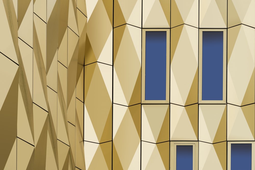 Goldene Fassade von Greetje Van Son