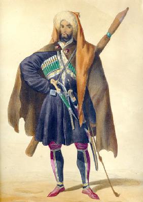 Der Tscherkesse (Aus: Scenes, paysages, meurs et costumes du Caucase) 1840