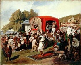 Outdoor Fete in Turkey c.1830-60