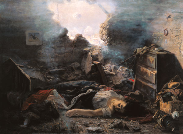 Die Einnahme von Sewastopol 1854 von Grigorij Grigorievich Mjasojedow