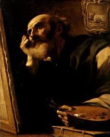Der Evangelist Lukas. von Guercino (eigentl. Giovanni Francesco Barbieri)