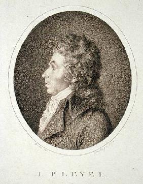 Ignaz Joseph Pleyel (1757-1831) engraved by F.W. Nettling 1801