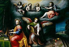 St. Cecilia (oil on canvas) 1621