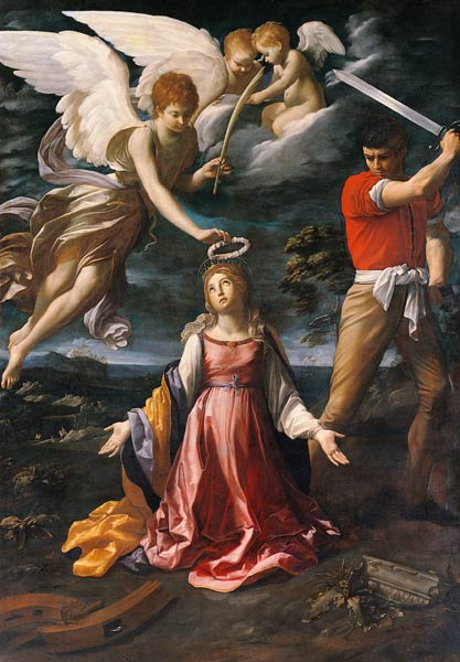 Reni/The martyrdom o.St.Catherine/c.1606 von Guido Reni