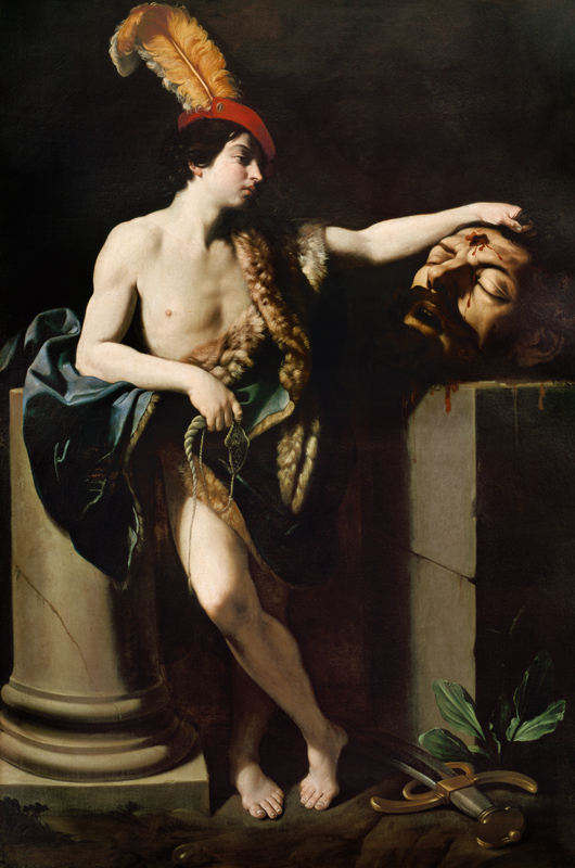 David with Head of Goliath von Guido Reni
