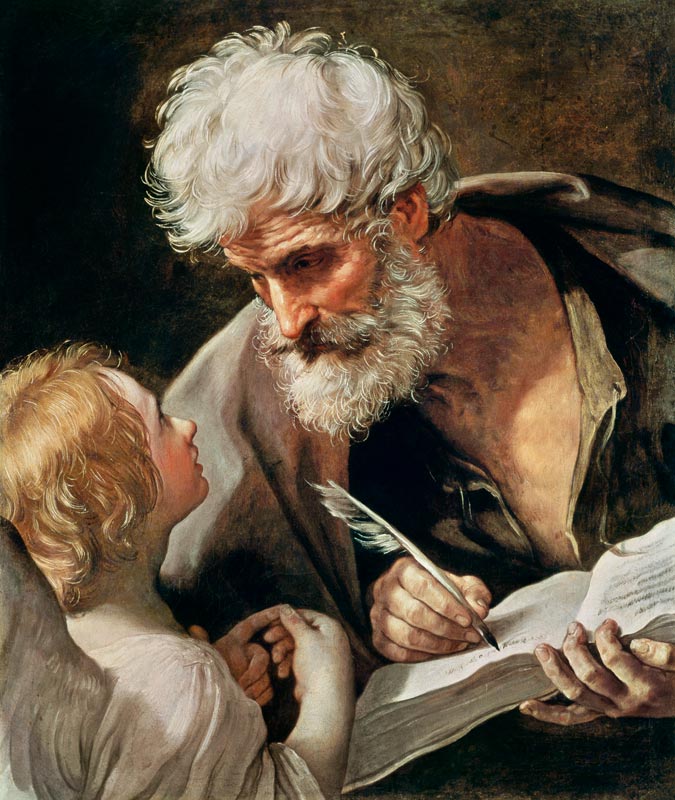 Saint Matthew von Guido Reni