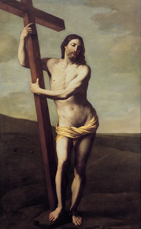 Christus, das Kreuz umarmend von Guido Reni