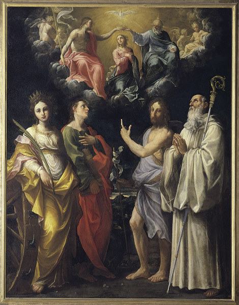 Reni / Coronation of Mary / c.1595 von Guido Reni