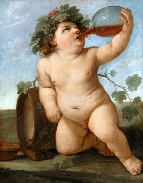 Trinkender Bacchusknabe um 1623