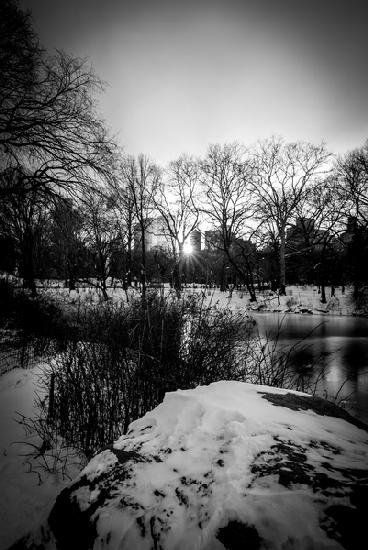 Central Park Winter Lake 2017
