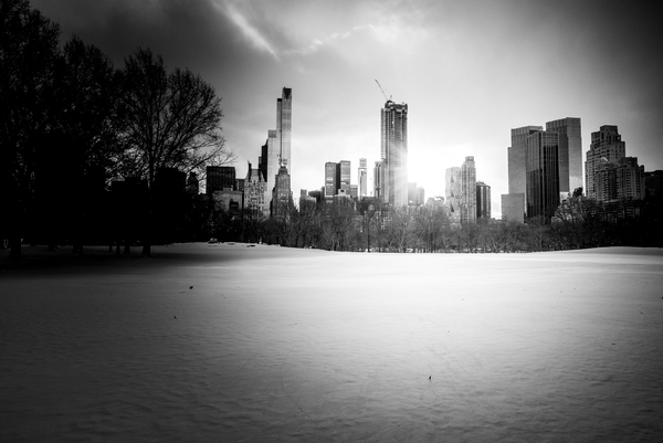 New York City Winter Skyline N¬∫1 von Guilherme Pontes