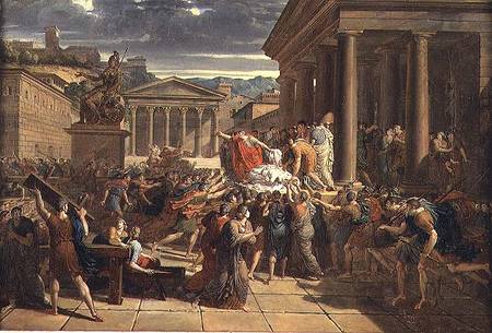 The Death of Caesar (100-44 BC) von Guillaume Guillon-Lethière