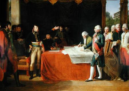 Preliminaries of the Peace Signed at Leoben, 17th April 1797 von Guillaume Guillon-Lethière