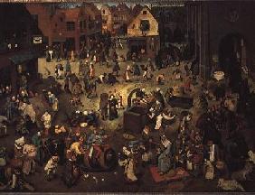Fight between Carnival and Lent 1559