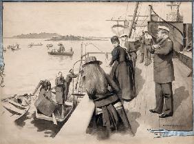 Reise des Zaren Alexander III. im Finnischen Meerbusen