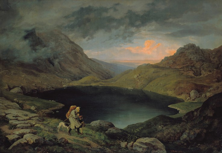 Teich im Riesengebirge von Gustav Richter