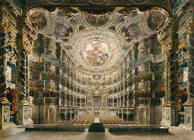 Innere Ansicht des Markgräflichen Opernhauses Bayreuth. 1879