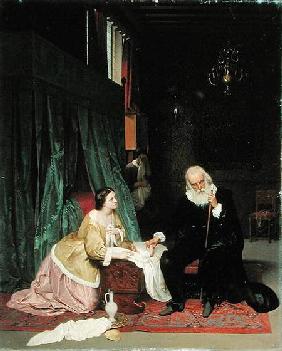 Visit of the doctor 1859