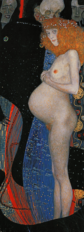 Die Hoffnung I von Gustav Klimt