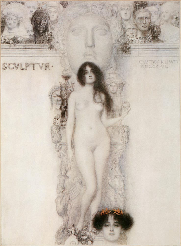 Reinzeichnung für die Allegorie von Gustav Klimt