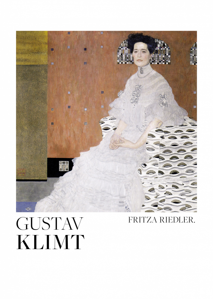 Bildnis Fritza Riedler (1906) Plakat von Gustav Klimt
