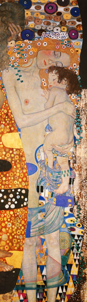 Die drei Lebensalter (Detail) von Gustav Klimt