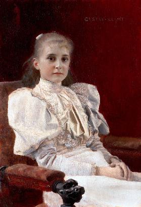 Sitzendes junges Mädchen 1894