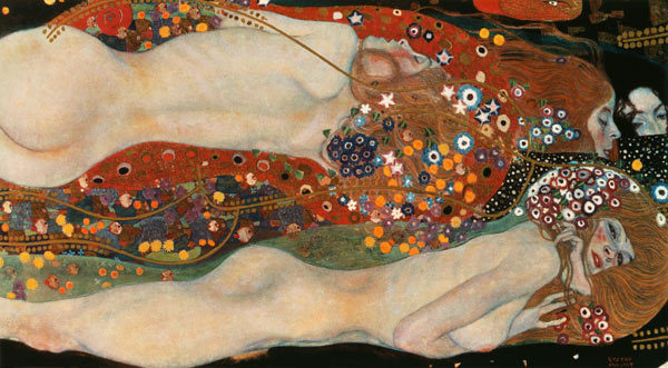 Wasserschlangen II. von Gustav Klimt