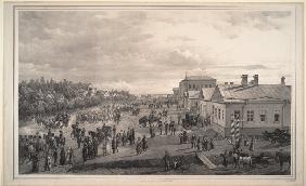 Parade der Gardetruppen in Krasnoje Selo 1848