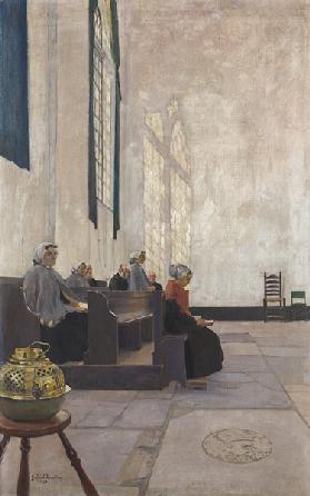 Kircheninneres (Kirche in Scheveningen) 1898