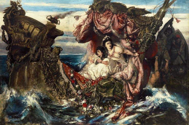 Der Schiffbruch der Agrippina von Gustav Wertheimer