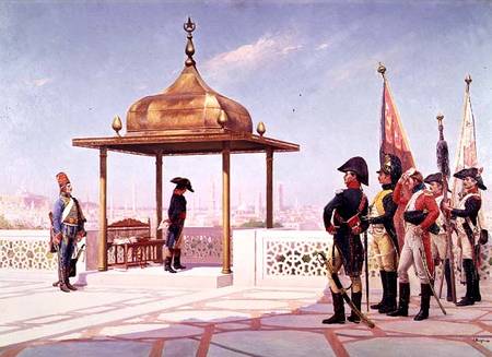 Napoleon in Cairo von Gustave Bourgain