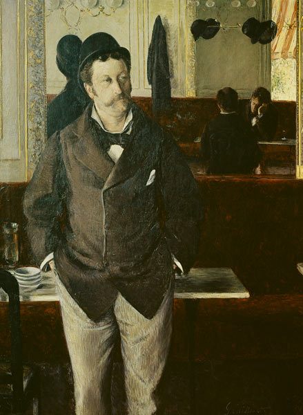 Im Café. von Gustave Caillebotte