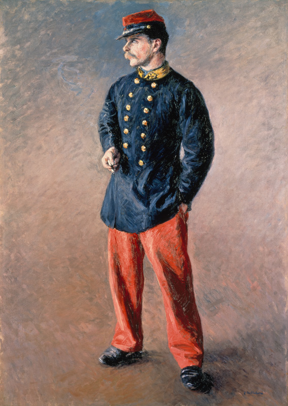 A Soldier von Gustave Caillebotte