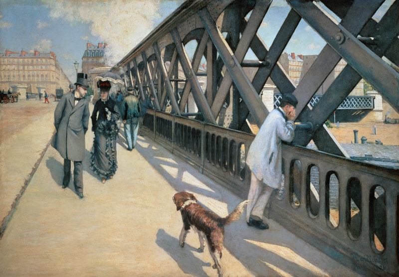 Auf der Europabrücke von Gustave Caillebotte