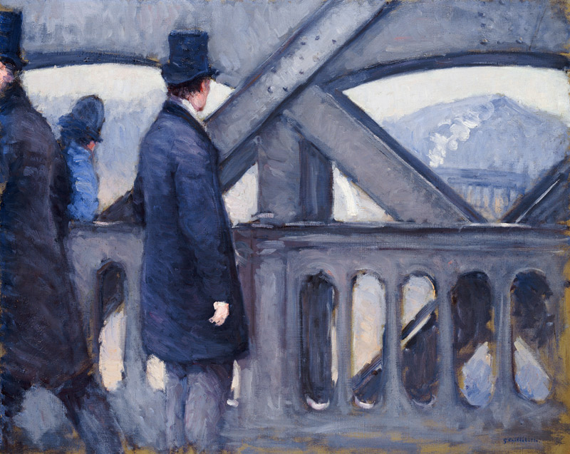 Europabrücke von Gustave Caillebotte