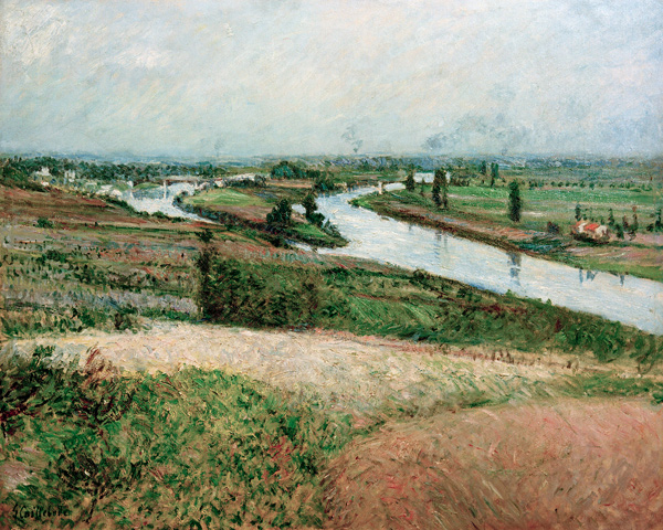 La Seine à la pointe d’Epinay von Gustave Caillebotte