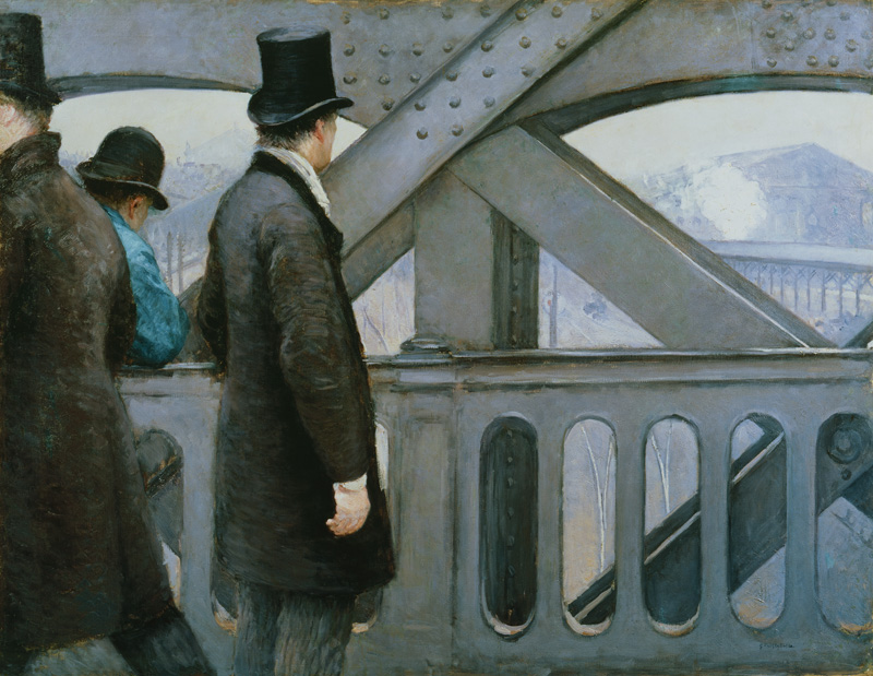 Le Pont de l'Europe von Gustave Caillebotte