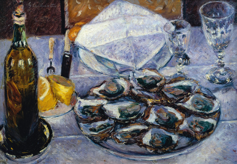 Still Life with Oysters von Gustave Caillebotte