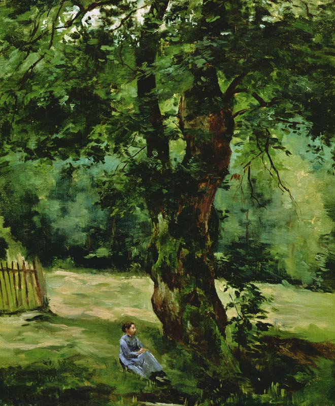 Woman Seated Beneath a Tree von Gustave Caillebotte