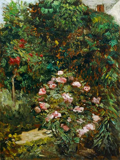 Clump of flowers von Gustave Caillebotte