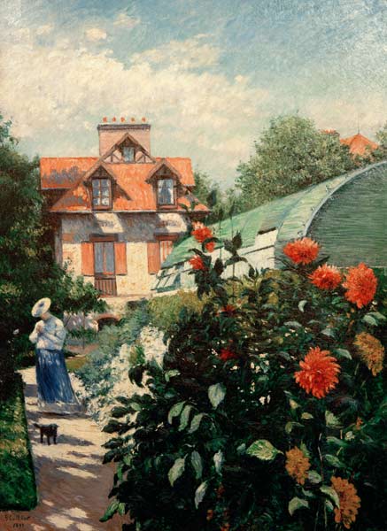 Le jardin von Gustave Caillebotte